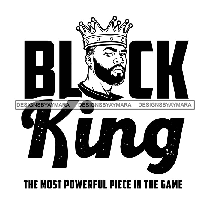 Black King Chess SVG – I Love Melanin