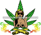 420 Cannabis Pot Head Weed Leaf Grass Marijuana Joint Blunt Stoned High Life SVG Cutting Files