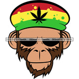 Rasta Weed Leaf Joint Blunt Pot Cannabis Hashish Grass Marijuana Medicinal Hemp Stoned High Life SVG Cutting Files