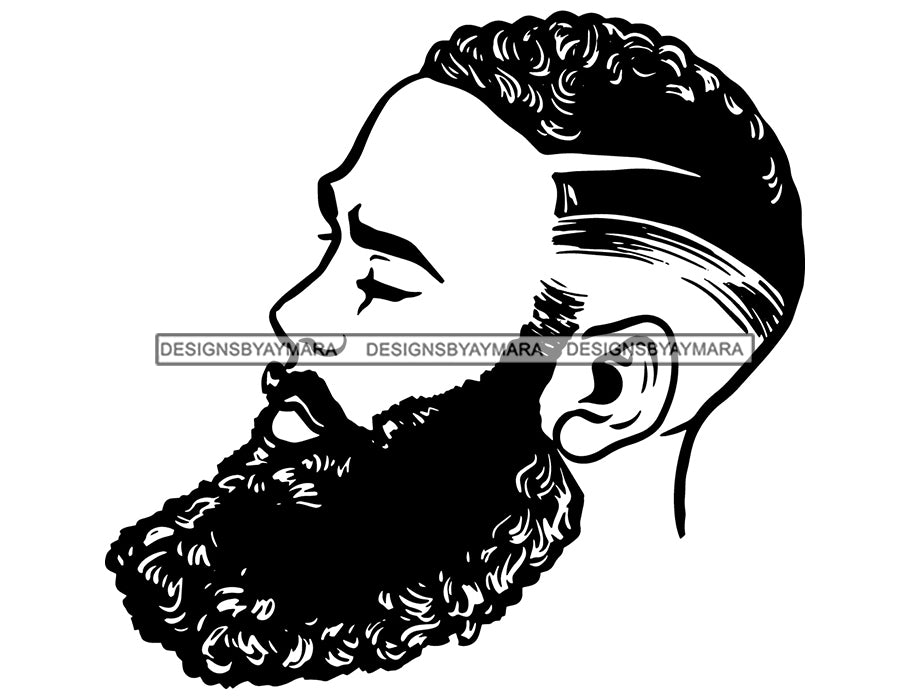 An Africanamerican Brazilian Barber Is Cutting With Scissors And Combing  The Hair Of The Head To A Caucasian Man With A Beard Hipster Style Vintage  Stock Photo - Download Image Now - iStock
