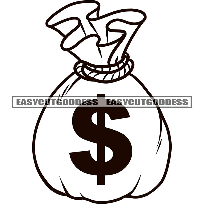 Money Bag Sign Symbol Icon Graphic by Doo Design Studio · Creative Fabrica
