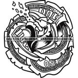 Black And White Money Note Design Element Lot Of Money Note On Floor BW SVG JPG PNG Vector Clipart Cricut Silhouette Cut Cutting