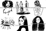 Free Bundle Goddess SVG Cut Files For Silhouette and Cricut