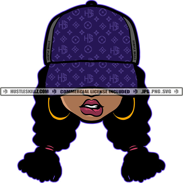 African American Woman Wearing Baseball Cap Melanin Girl No Face Desig Designsbyaymara 8955