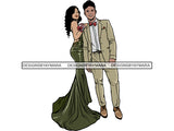 Prom Couple Queen Dress Woman Goddess Sexy Diva Classy Lady .JPG .SVG.PNG With A Transparent Background Vector Clipart Not For Cutting