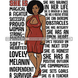 Bundle 20 Afro Woman She's Successful Quotes SVG Files For Cutting and More!