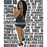 Bundle 20 Afro Woman She's Successful Quotes SVG Files For Cutting and More!