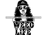 Blunt Weed Cannabis Medical Marijuana Pot Stone High Life Smoker Drug .SVG .EPS .PNG .JPG Vector Clipart Silhouette Cricut Circuit Cut Cutting