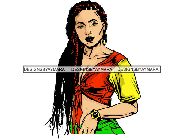 Africa Goddess Pretty Woman Fashion Model Sexy Queen Diva Classy Lady .JPG .SVG.PNG With A Transparent Background Vector Clipart Not For Cutting