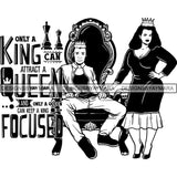 King and Queen Rey Reina Couple Life Goals SVG Cut Files For Silhouette and Cricut