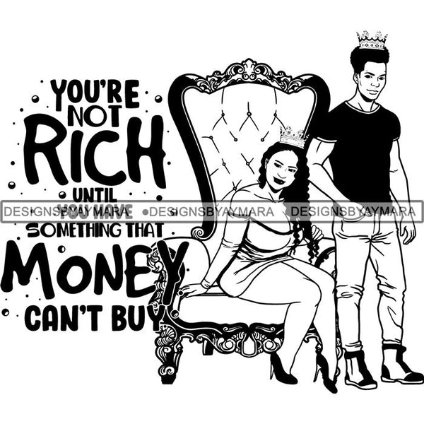 King and Queen Rey Reina Couple Life Goals SVG Cut Files For Silhouette and Cricut