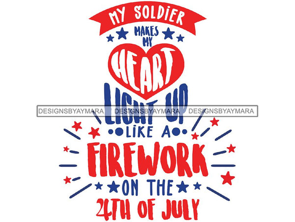 4 July Quotes PNG Files For Print