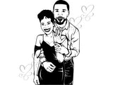 Afro Beautiful Black Woman SVG African American Ethnicity Afro Puffy Hairstyle Beauty Salon Queen Diva Classy Lady  Beautiful People Beauty Salon Princess