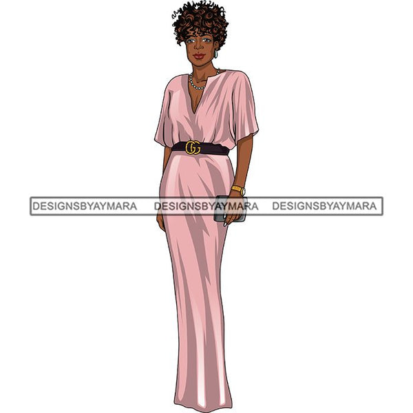 Bundle 6 Classy Afro Woman African American Goddess SVG PNG JPG Cutting Files