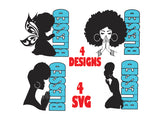 Afro Beautiful Black Woman SVG African American Ethnicity Afro Puffy Hairstyle Beauty Salon Queen Diva Classy Lady  Beautiful People Beauty Salon Princess