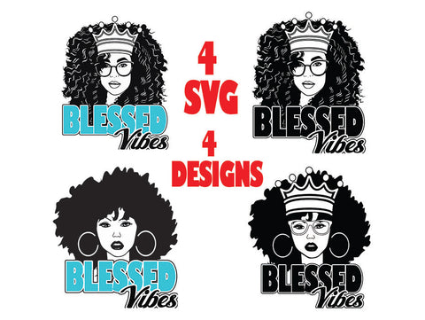 Afro Beautiful Black Woman SVG African American Ethnicity Afro Puffy Hairstyle Beauty Salon Queen Diva Classy Lady  Beautiful People Beauty Salon Princess