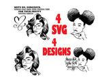 Afro Beautiful Black Woman SVG African American Ethnicity Afro Puffy Hairstyle Beauty Salon Queen Diva Classy Lady  Beautiful People Beauty Salon Princess