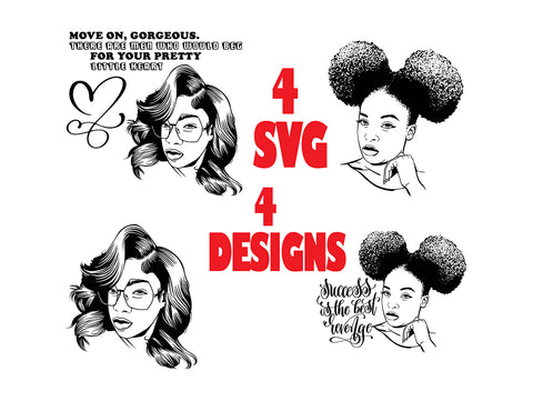Afro Beautiful Black Woman SVG African American Ethnicity Afro Puffy Hairstyle Beauty Salon Queen Diva Classy Lady  Beautiful People Beauty Salon Princess