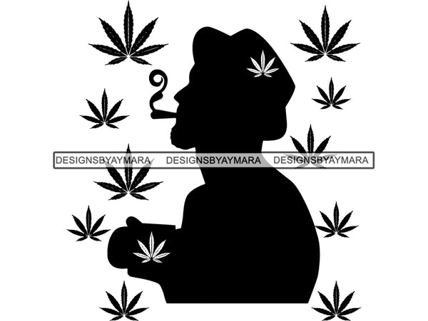 Blunt Weed Cannabis 420 Medical Marijuana Pot Stone High Life Smoker Drug .SVG .PNG Vector Clipart Silhouette Cricut Circuit Cut Cutting