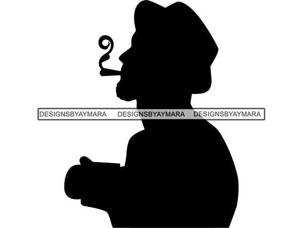 Blunt Weed Cannabis 420 Medical Marijuana Pot Stone High Life Smoker Drug .SVG .PNG Vector Clipart Silhouette Cricut Circuit Cut Cutting