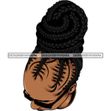 Bundle 9 Black Melanin Woman Cornrows Braids Box Crochet French Rope braid Dutch Fishtail Infinity braid Hairstyle Hair Salon Logo Design Element SVG PNG JPG Cutting Vector Files