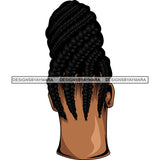 Bundle 9 Black Melanin Woman Cornrows Braids Box Crochet French Rope braid Dutch Fishtail Infinity braid Hairstyle Hair Salon Logo Design Element SVG PNG JPG Cutting Vector Files