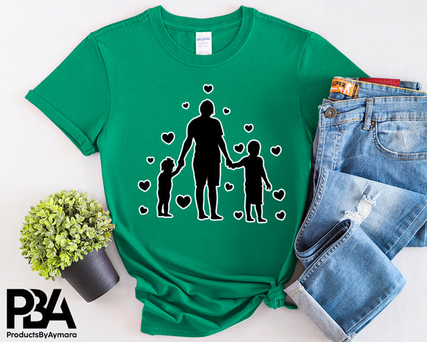 Happy Father's Day Celebration Dad Daughter And Son Love Dad's Day Man Male Parental Daddy's Special Day Paternal Recognition Parenting Appreciation SVG JPG PNG Cricut Sublimation Print Cutting Designs
