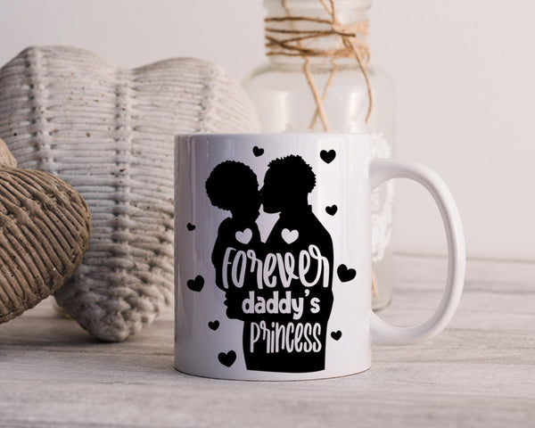 Forever Daddy's Princess Happy Father's Day Celebration Dad True Love Dad's Day Man Male Parental Daddy's Special Day Paternal Recognition Parenting Appreciation SVG JPG PNG Cricut Sublimation Print Cutting Designs