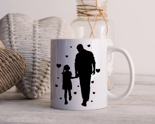 Happy Father's Day Celebration Dad Daughter Girl Love Dad's Day Man Male Parental Daddy's Special Day Paternal Recognition Parenting Appreciation SVG JPG PNG Cricut Sublimation Print Cutting Designs