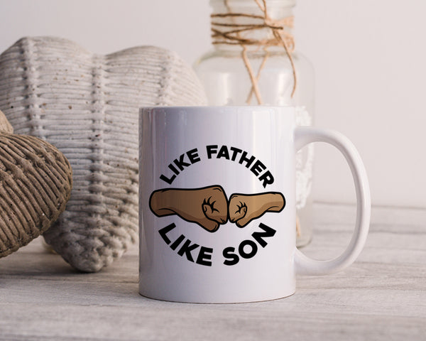 Like Father Like Son Fist Happy Father's Day Celebration Dad True Love Dad's Day Man Male Parental Daddy's Special Day Paternal Recognition Parenting Appreciation SVG JPG PNG Cricut Sublimation Print Cutting Designs