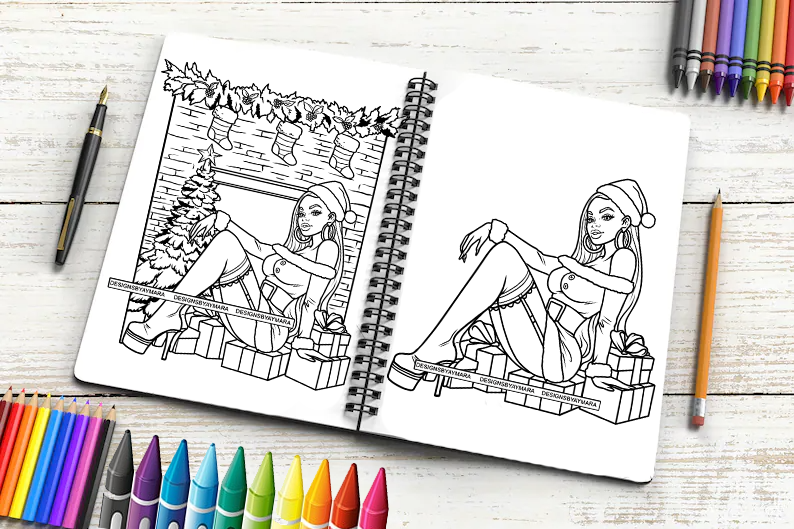 Adult Anxiety Therapy Coloring Book For Women: Relax & Enjoy 150 Unique  Designs