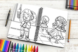 Bundle 28 Kids Coloring Book Image Children's coloring book Kids activity book Coloring pages for children Fun coloring for kids Educational coloring book Creative coloring for youngsters SVG PNG JPG Designs For Coloring Book Cut Cutting Graphic