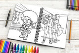 Bundle 28 Kids Coloring Book Image Children's coloring book Kids activity book Coloring pages for children Fun coloring for kids Educational coloring book Creative coloring for youngsters SVG PNG JPG Designs For Coloring Book Cut Cutting Graphic