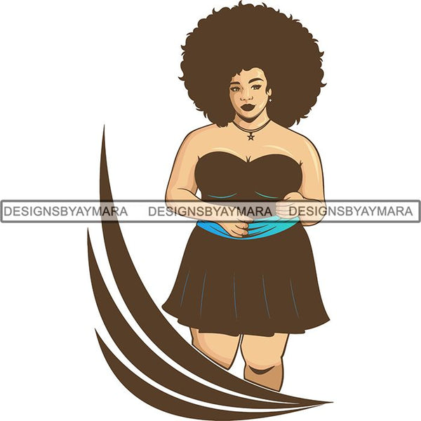 Afro Beautiful Woman Goddess Diva Classy Lady .SVG Cut Files For Silhouette and Cricut