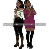 Best Friends Forever Drinking Chilling  SVG Files For Cutting and More!