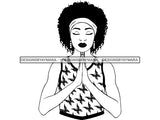 Classy Lady Praying God SVG Cut Files For Silhouette Cricut and More.