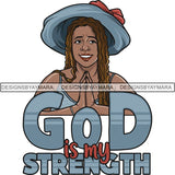 Afro Woman Praying God Lord Faith SVG Cutting Files For Silhouette Cricut and More