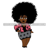 Afro African Lady Pretty Face Goddess Glamour Fashion Vector SVG Cutting Files