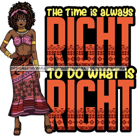 Afro Lola Black History Month Quotes .SVG Clipart Vector Cutting Files For Circuit Silhouette Cricut and More!