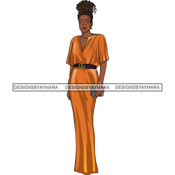 Bundle 6 Classy Afro Woman African American Goddess SVG PNG JPG Cutting Files