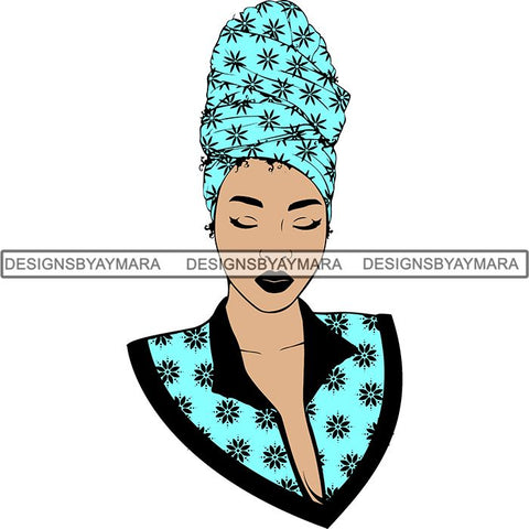Afro Woman SVG Melanin Nubian Color Cutting Files