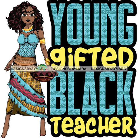 Afro Lola Black History Month Quotes .SVG Clipart Vector Cutting Files For Circuit Silhouette Cricut and More!
