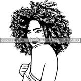 Afro Lady Black Goddess Melanin Dark Latina Morena SVG Files For Cutting and More!
