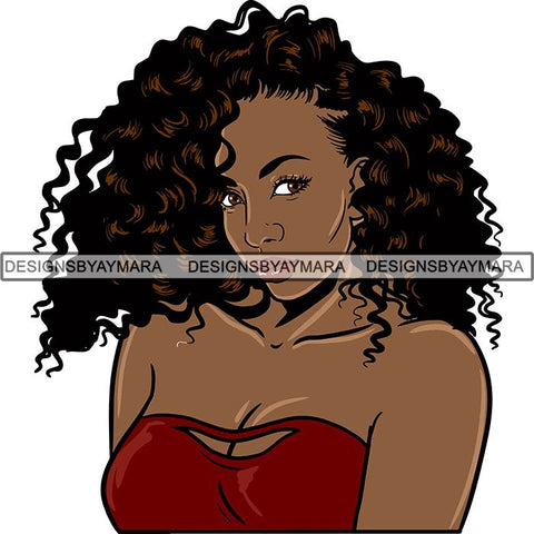 Afro Melanin Popping Nubian Queen SVG Cutting Files For Silhouette Cricut and More
