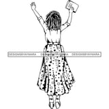 Afro Lola Praying Begging Asking God Lord Faith Strength .SVG Vector Clipart Cutting Files For Silhouette Cricut and More!