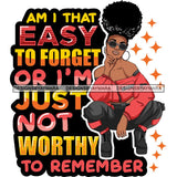 Afro Lola Squatting Bad Ass Life Quotes Confident Lady .SVG Clipart Vector Cutting Files