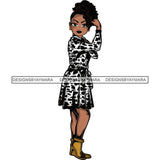 Afro Strong Classy Lola Flexing Believe in Yourself .SVG Cutting Files For Silhouette and Cricut and More!