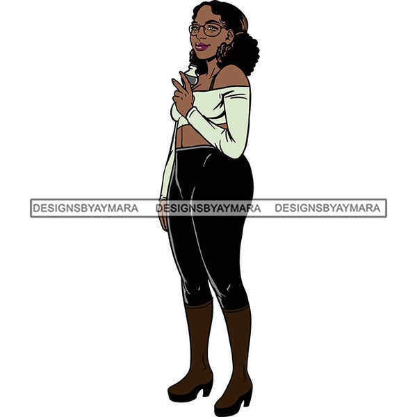 Melanin Love Chilling Eating Drinking SVG Files For Cutting and More!