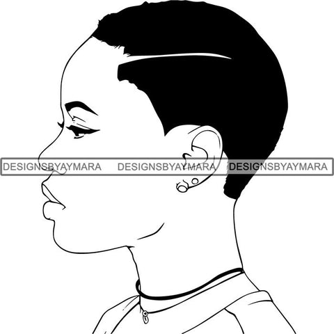 Afro Latina Woman SVG Cutting Files For Silhouette Cricut and More