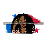 Panama Country Afro Diva Proud Roots Pretty Woman Fashion .SVG Cutting Files For Silhouette and Cricut and More!